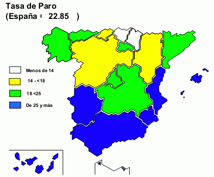 El paro se dispara hasta 5.273.600 de personas y la tasa alcanza el 22,85% (gráficos)