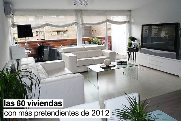 Las 60 viviendas con más pretendientes de España durante 2012