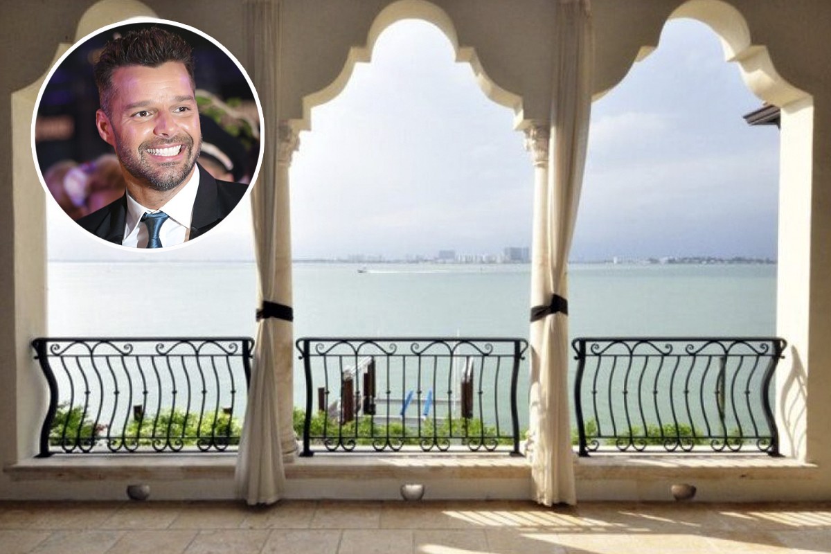 Ricky Martin vende su casa de miami por la mitad de precio