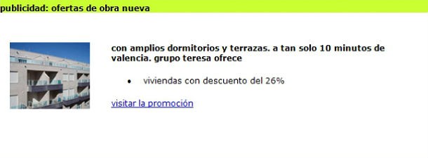 Las viviendas nuevas con descuento de esta semana