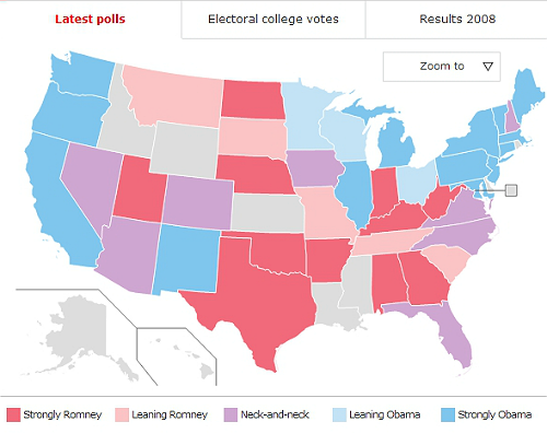 Imagen del día: intención de voto de los estadounidenses en las próximas elecciones