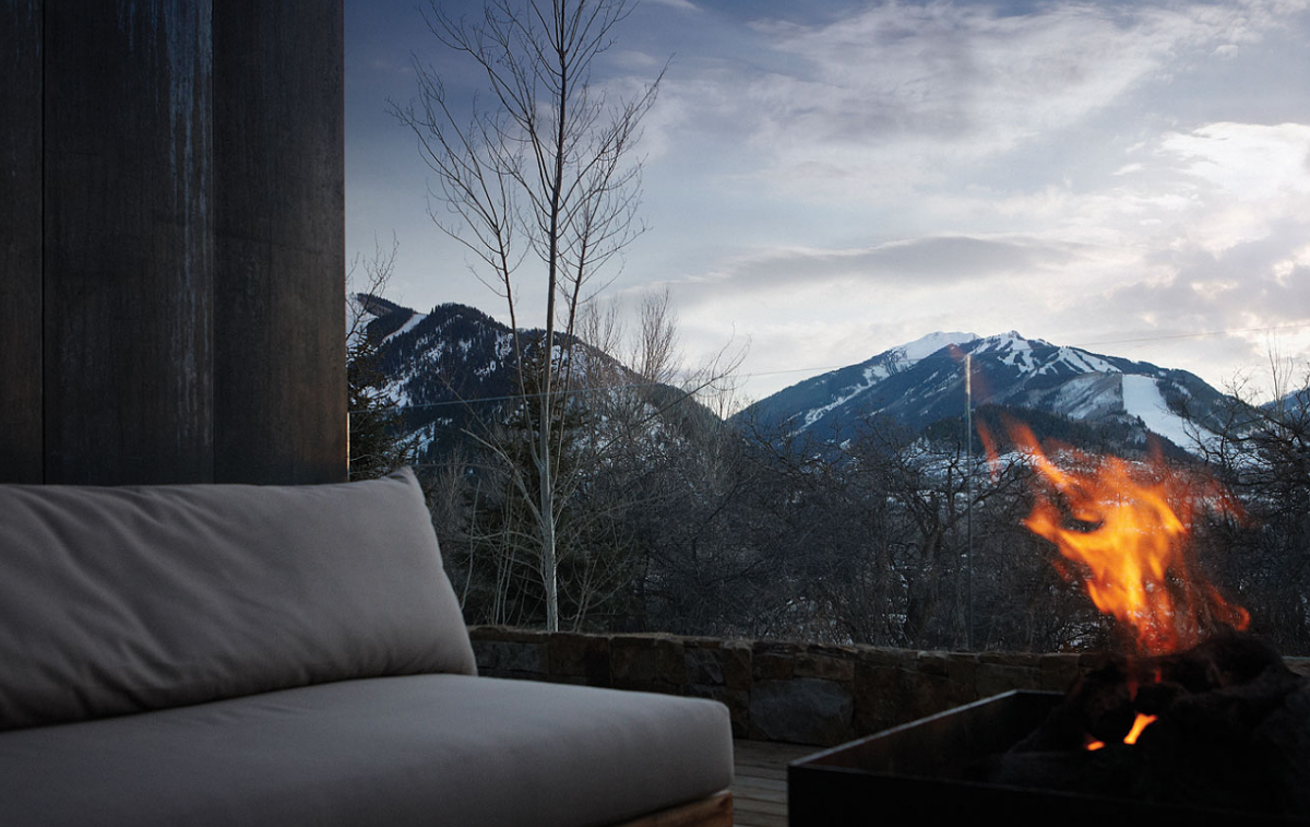 Casas de ensueño: una villa minimalista en las montañas de aspen en colorado