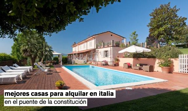 Las mejores casas para alquilar en el puente de diciembre en España, Italia y Portugal