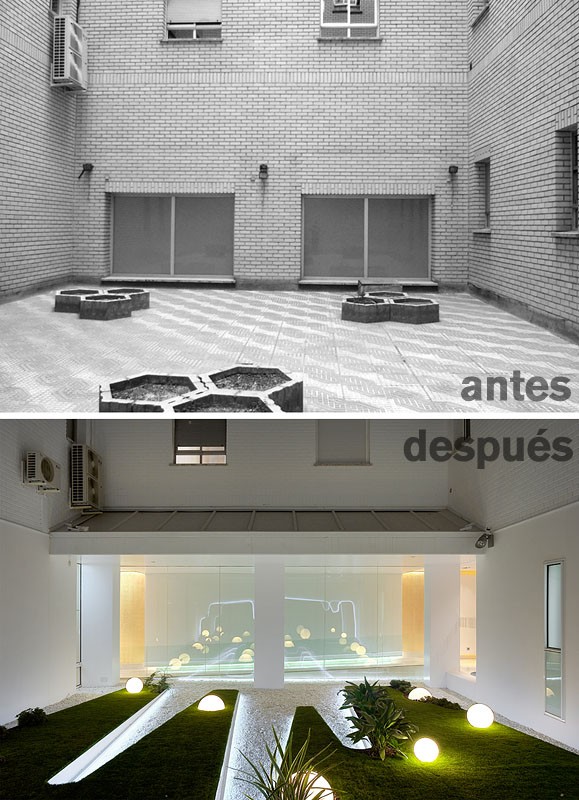 La reforma de un portal, una fórmula para dar valor a las viviendas (fotos)