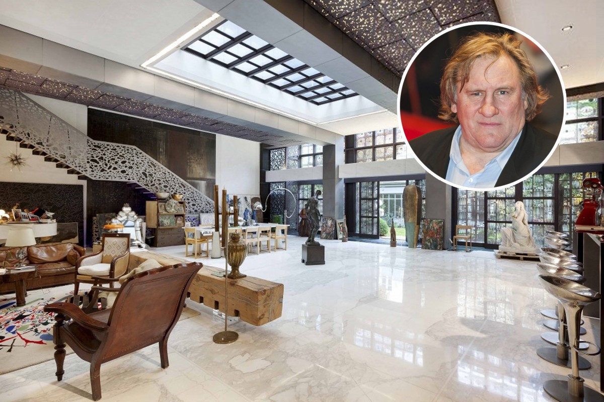 El actor Gèrard Depardieu pone a la venta su palacio en París por su oposición a la política de hollande