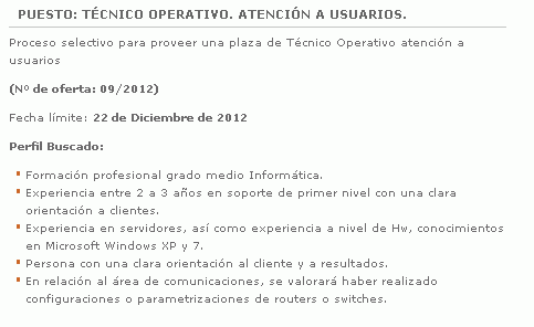 ¿Buscas trabajo? El frob lanza 19 ofertas de empleo