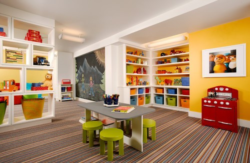 10 espectaculares cuartos de juegos para niños