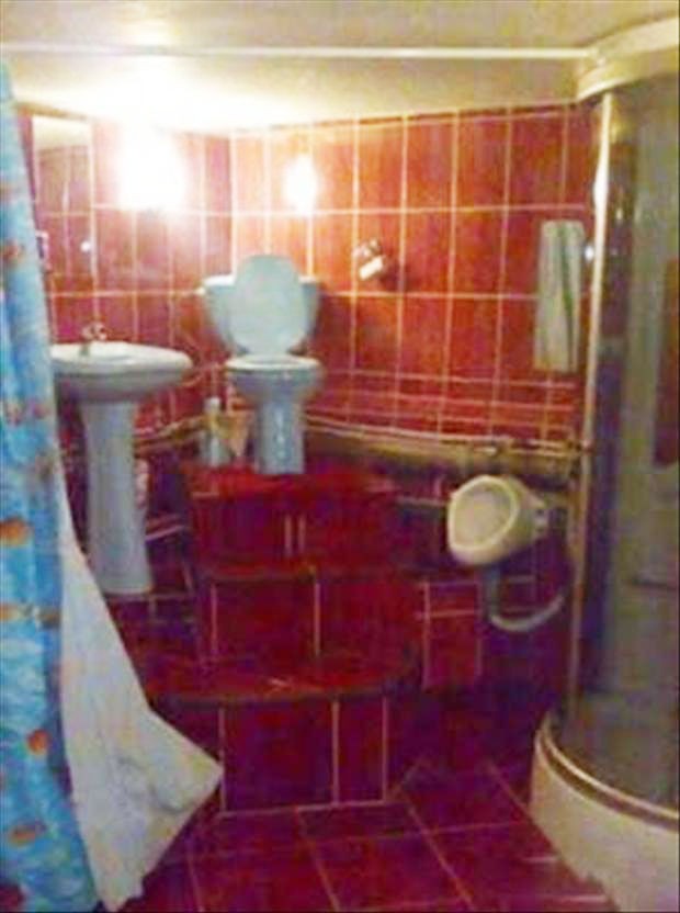 Las 13 mayores chapuzas vistas en un cuarto de baño (fotos)