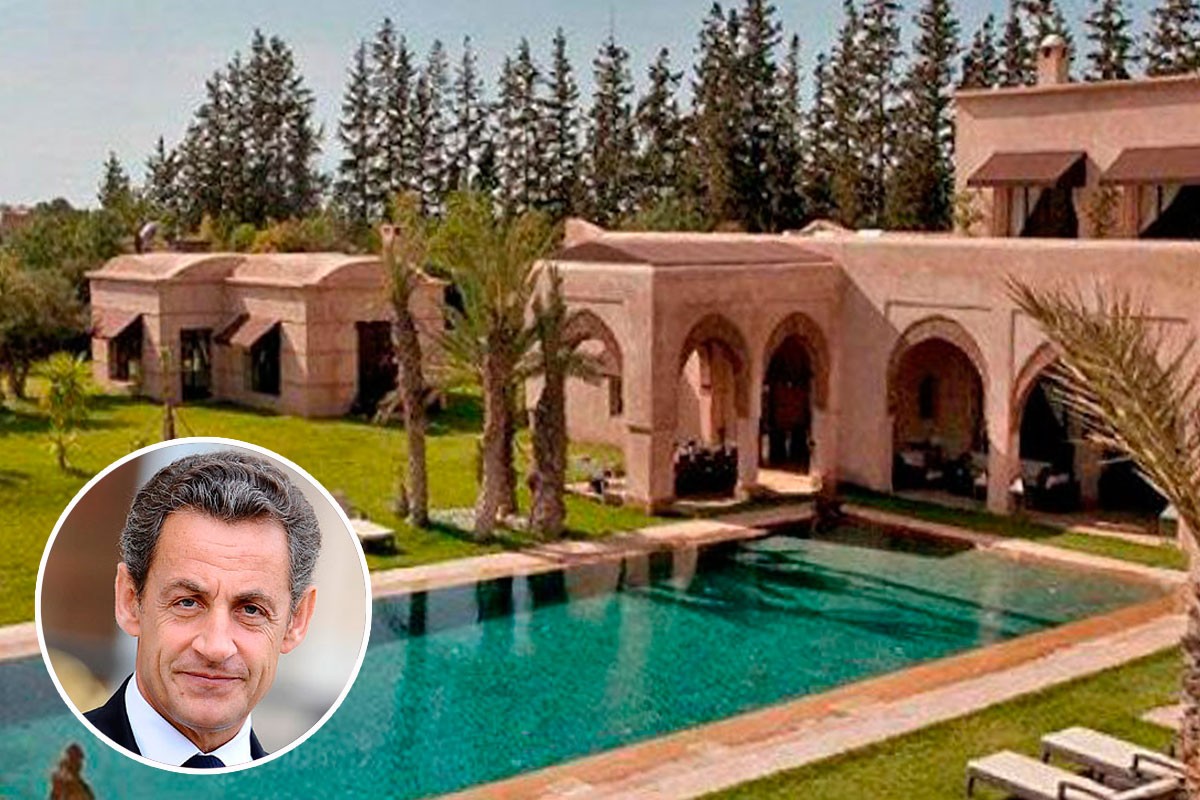 Polémica por una villa de lujo de Nicolas Sarkozy y Carla Bruni en Marruecos