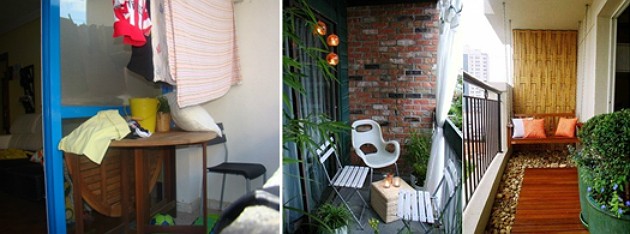 Cómo pasar de un balcón poco interesante a ser uno de los elementos más atractivos de la casa