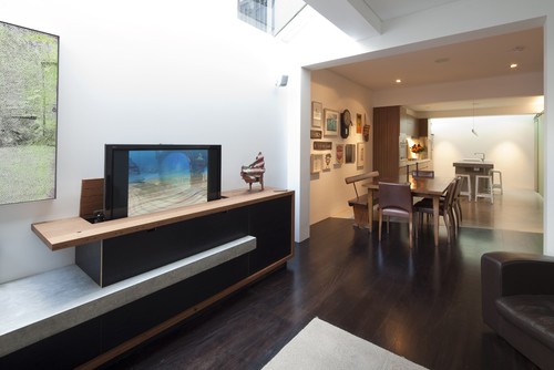 Ideas de decoración para esconder la televisión del salón (fotos)