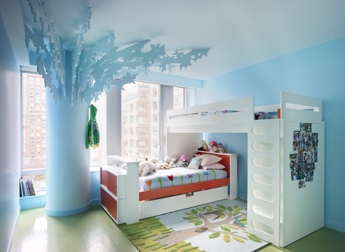 12 habitaciones infantiles decoradas con originales literas (fotos)
