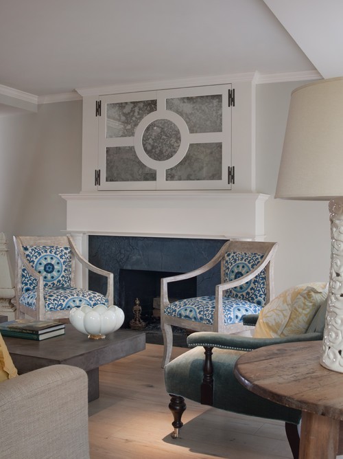 Ideas de decoración para esconder la televisión del salón (fotos)