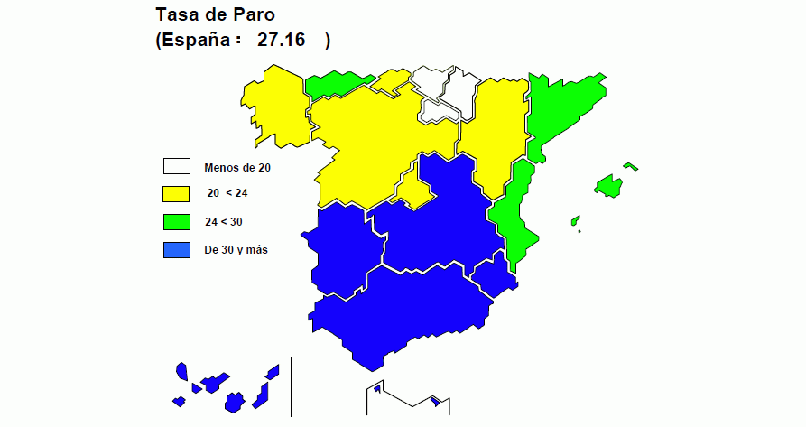 Paro España: récord histórico de 6.202.700 desempleados (gráficos)