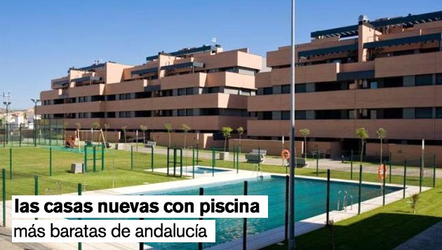 Las 10 casas nuevas con piscina más baratas de Andalucía (tabla)