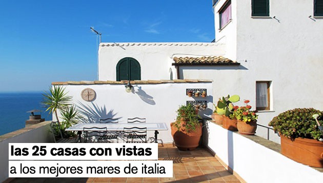 Las 25 casas con vistas a los mejores mares de Italia