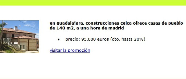 Las viviendas nuevas con descuento de esta semana