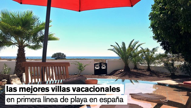 Las mejores villas vacacionales en primera línea de playa en España 