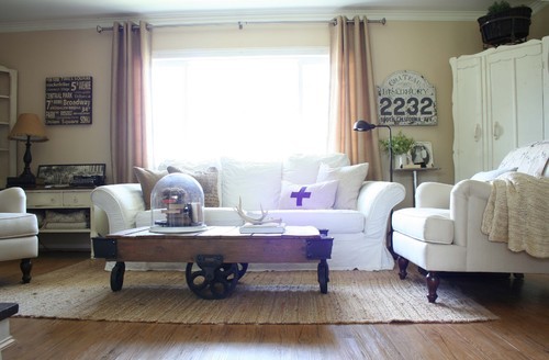 Ideas para decorar el salón con estilo vintage (fotos) 