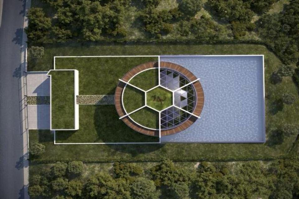 Así es la impresionante (pero falsa) mansión futbolera que un arquitecto español le ha diseñado a messi