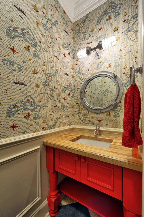 Ideas de decoración de baños para niños (fotos)