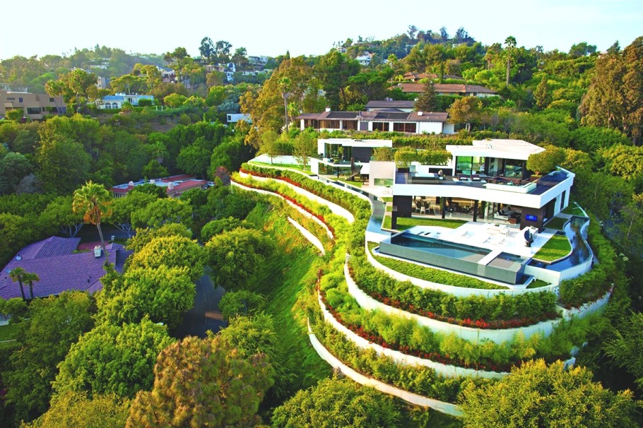 Casas de ensueño: una isla "flotante" con vistas a beverly hills (los ángeles)