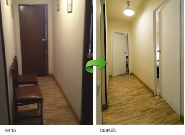 Cambio radical: el antes y el después de una vivienda heredada (fotos)