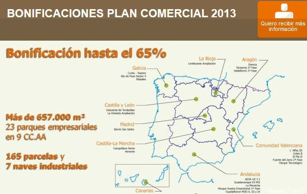 Fomento lanza un plan para vender suelo industrial desde 30 euros por m2