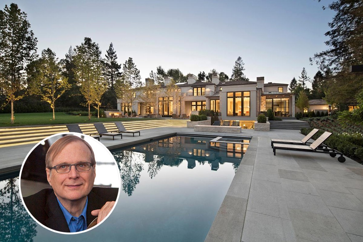 Casas de famosos: el cofundador de Microsoft compra esta mega mansión en Silicon Valley por 27 millones