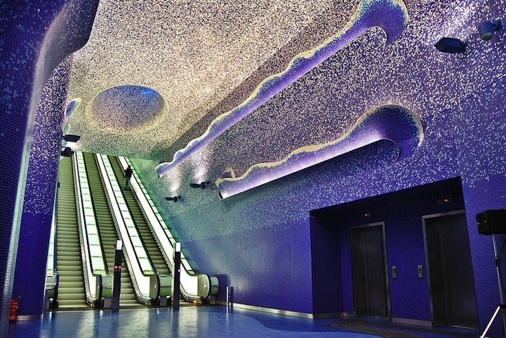 ¿Conoces las estaciones de metro más espectaculares de Europa?