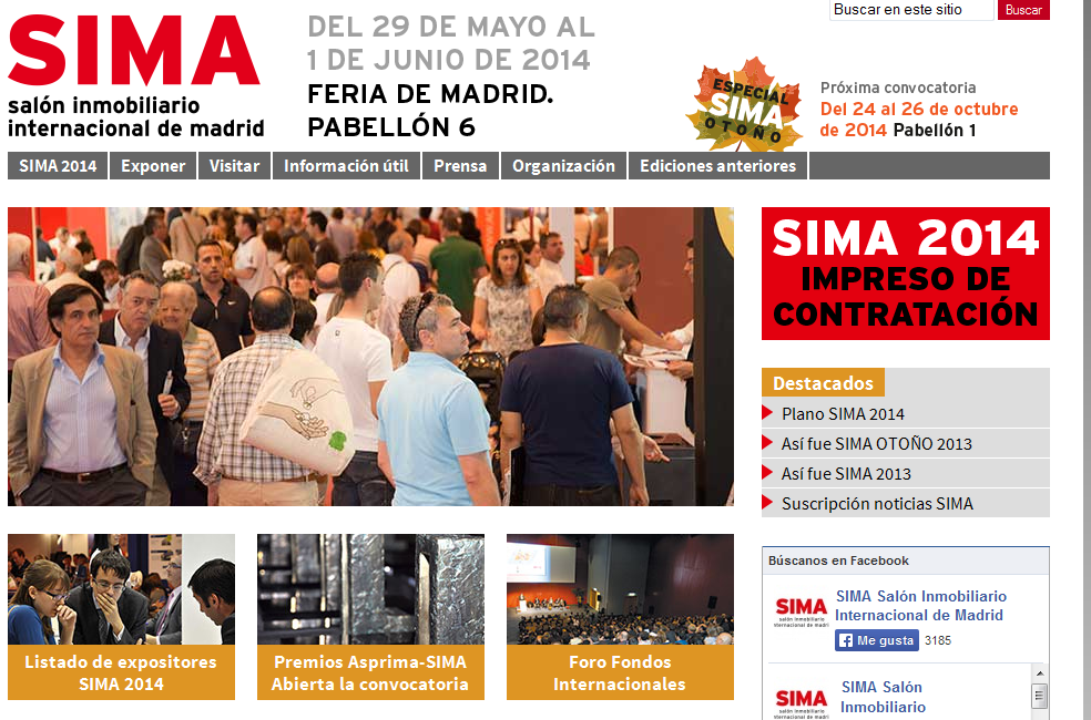 El papel de fondos de inversión, a debate en el salón inmobiliario internacional de Madrid (sima)