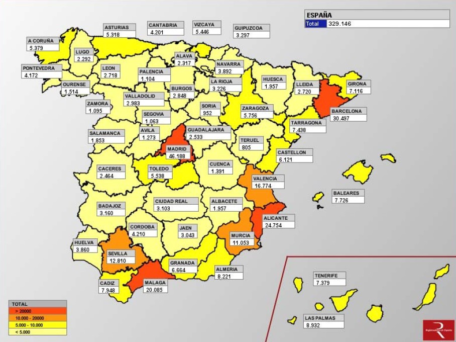 Los 18 ‘mercados calientes’ de la vivienda en España