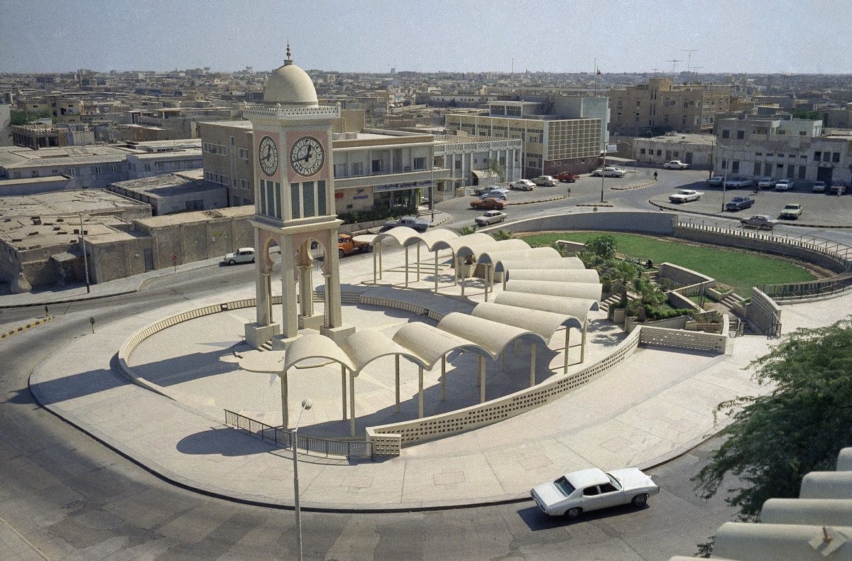then-this-was-the-clock-tower-in-the-industrial-center-of-doha-in-1971