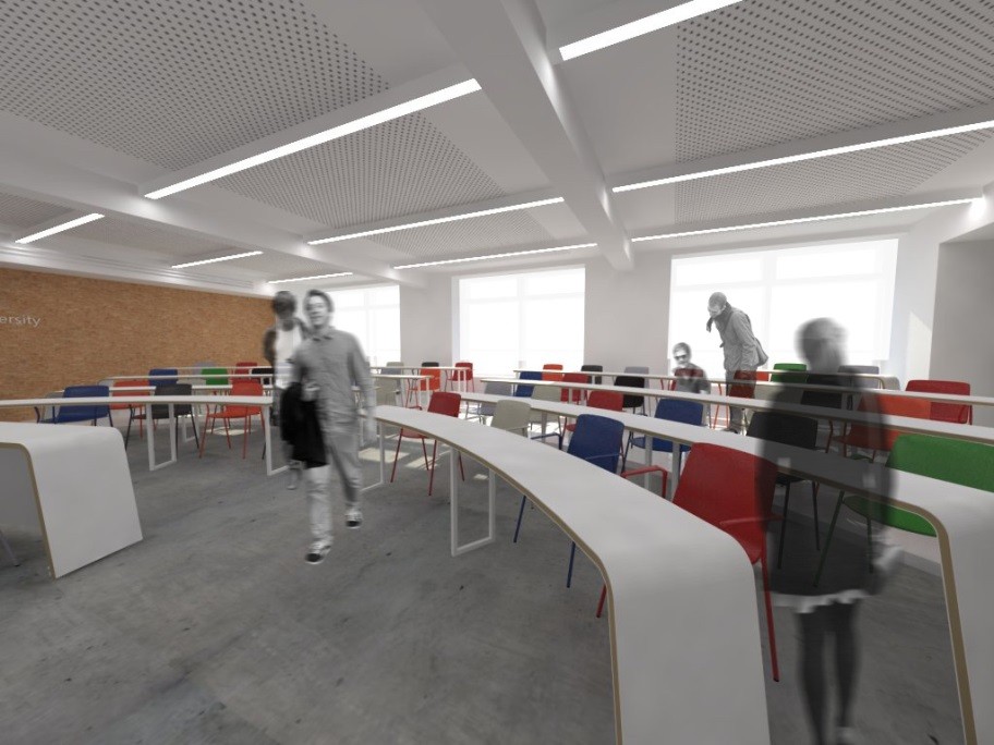 Un campus de altos vuelos: el ie rehabilita el antiguo edificio de iberia para ubicar allí su universidad