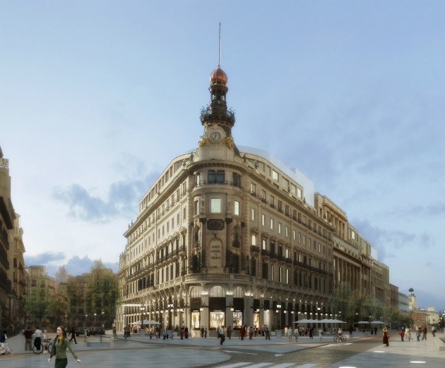 El ayuntamiento de Madrid aprueba liberar de tráfico la zona del proyecto canalejas