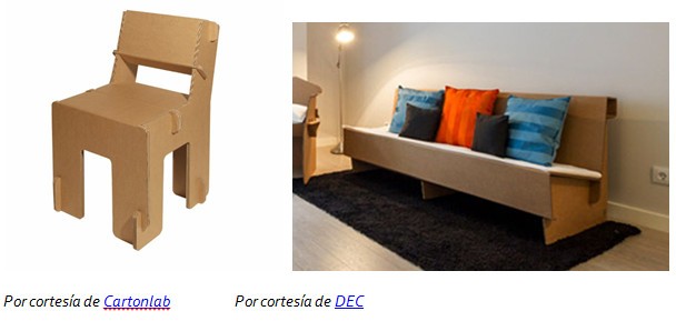 El cartón, una solución imaginativa para vender o alquilar tu casa vacía