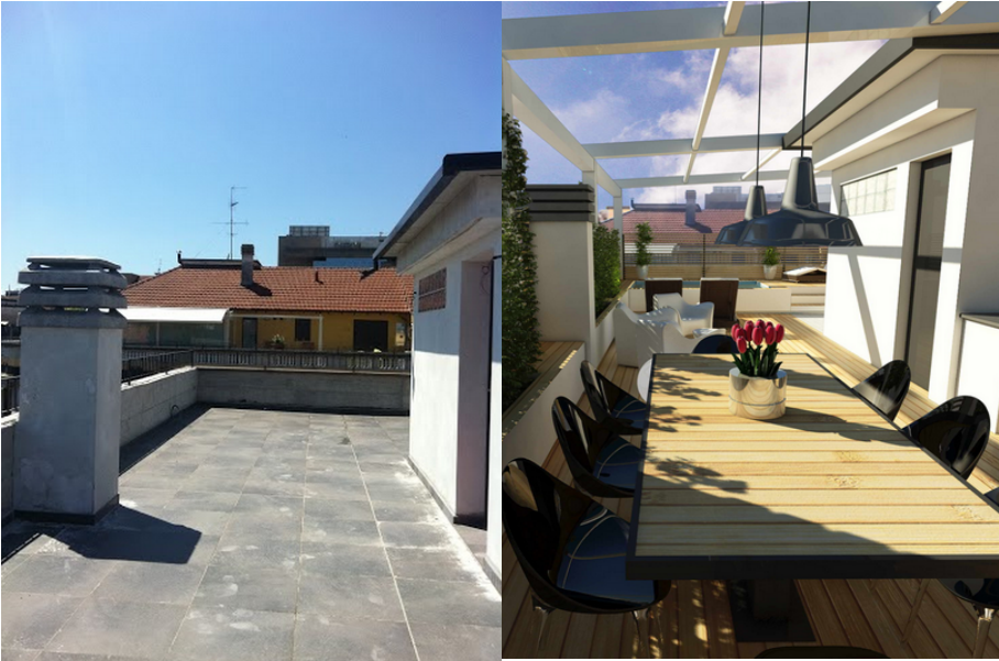 22 ideas para convertir una terraza sucia y vacía en un espectacular área de relax con piscina