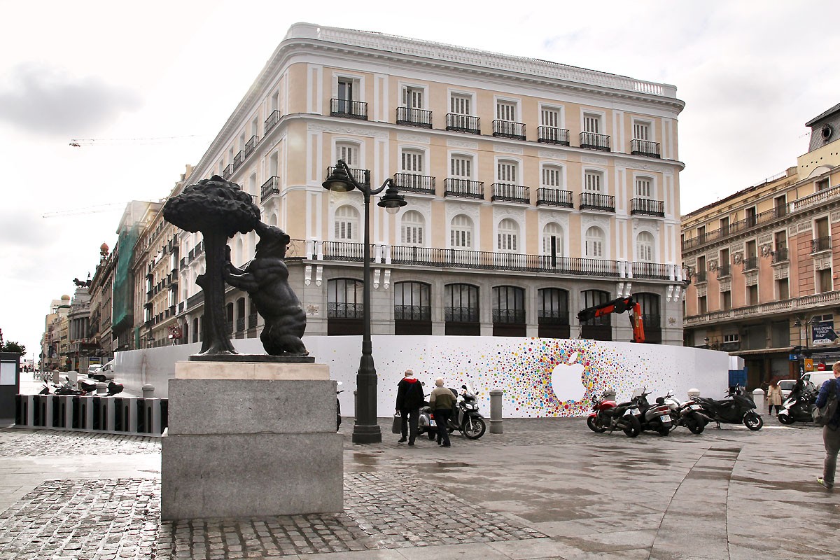 Ya es oficial: el edificio del antiguo hotel parís en la puerta del sol se reabrirá en los próximos días como tienda de apple