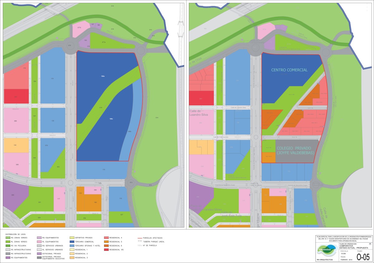 El pau de valdebebas sacrifica parte del espacio comercial para levantar más pisos