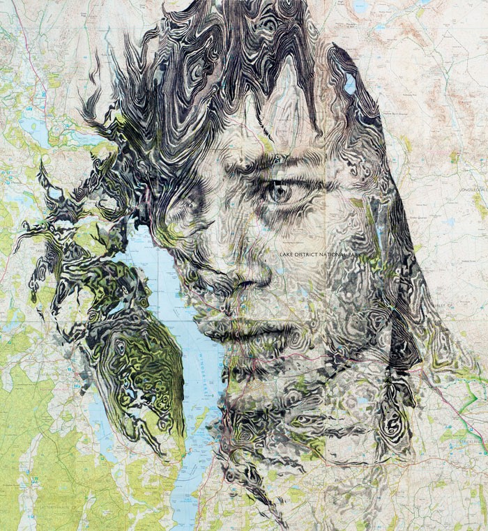Tu rostro en un mapa (fotos)