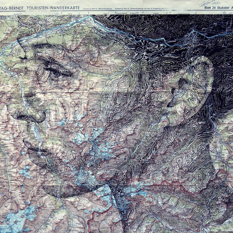 Tu rostro en un mapa (fotos)