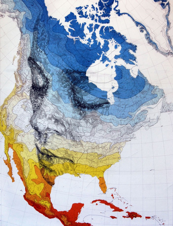 Tu rostro en un mapa (fotos)