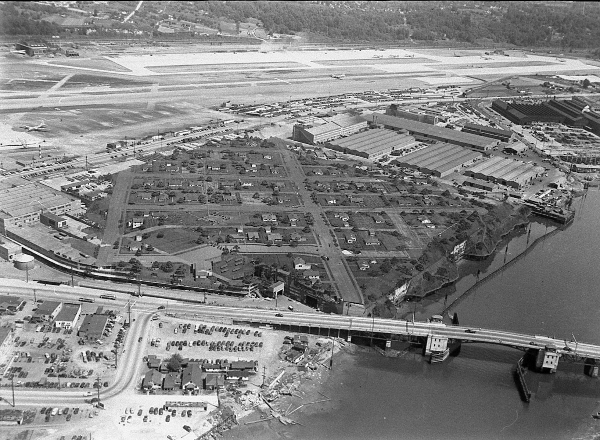 El falso barrio que sirvió para ocultar la fábrica de aviones con la que eeuu ganó la segunda guerra mundial (fotos)