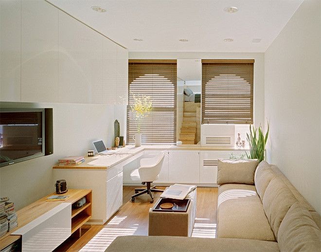 Ideas de decoración: 12 maneras de ganar espacio en un apartamento enano