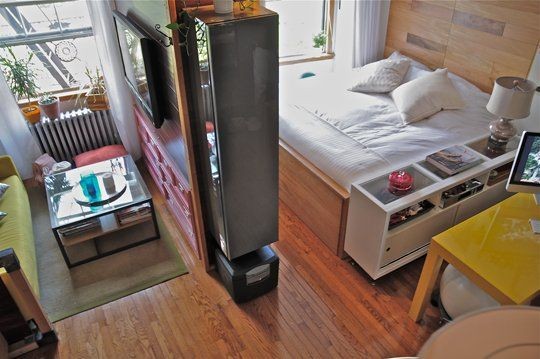 Ideas de decoración: 12 maneras de ganar espacio en un apartamento enano