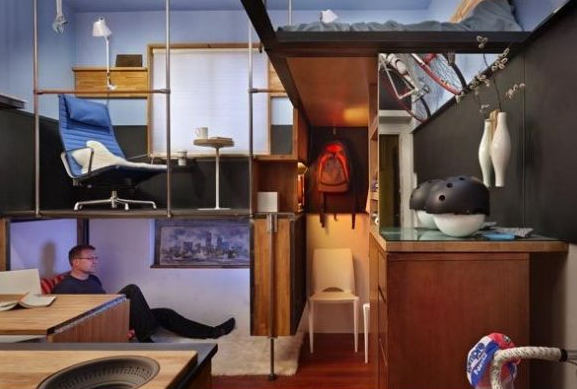 Ideas de decoración: 12 maneras de ganar espacio en un apartamento enano