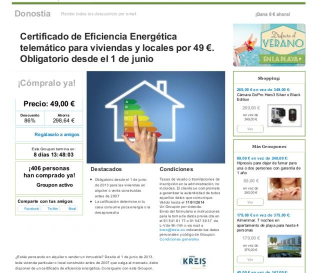 Los certificados energéticos ‘de oído’, sin la visita de un técnico, son un fraude y te podrían costar 6.000 euros de multa