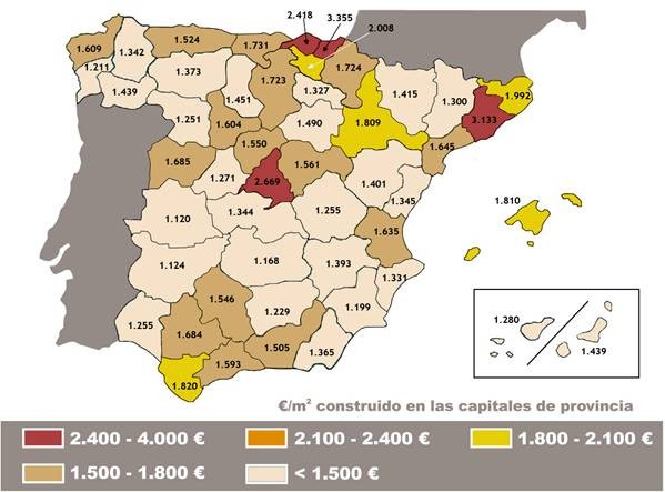 El precio de la vivienda nueva baja un 4,8% el último año y se sitúa a niveles de 2002, según sociedad de tasación