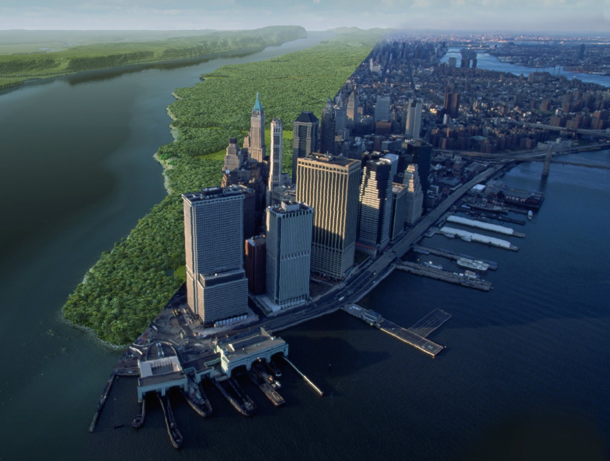 El antes y después de nueva york: de isla inhóspita a ciudad de los rascacielos en sólo 400 años (fotos)