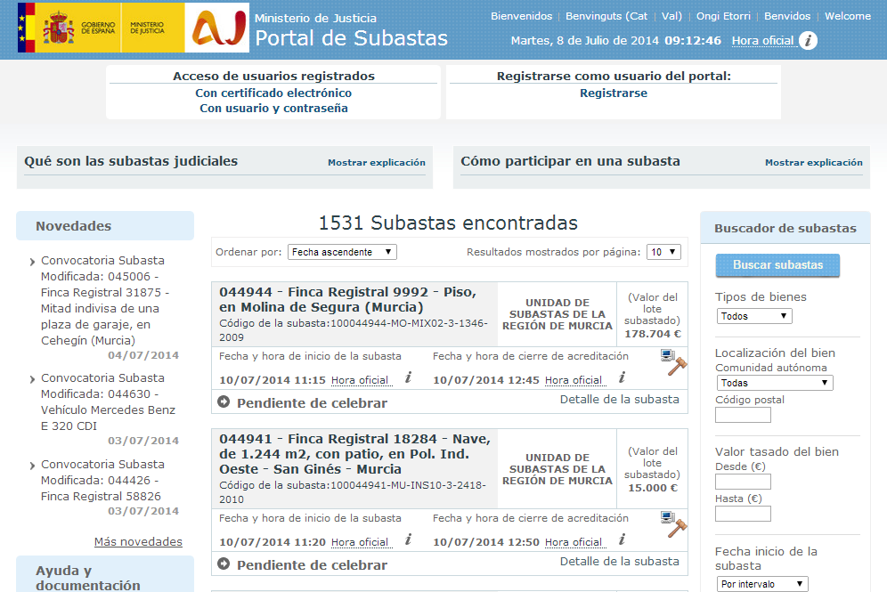Por qué la subasta pública de pisos a través de Internet podría ser la mejor salida para las familias embargadas